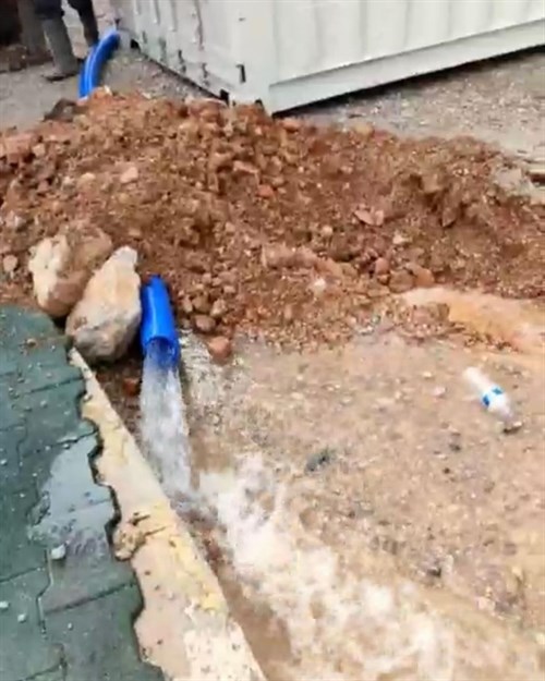 KONTEYNER KENTLERDE SU KESİNTİSİ