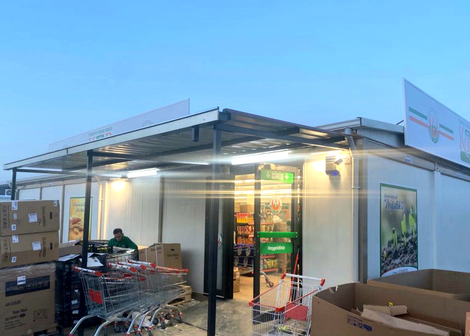 Müsiad ve Deik Konteyner Kentlerimize Tarım Kredi Kooperatif Marketi Kuruldu